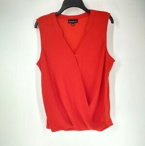 Fortune & Ivy Women's Sleeveless Red Top Size L